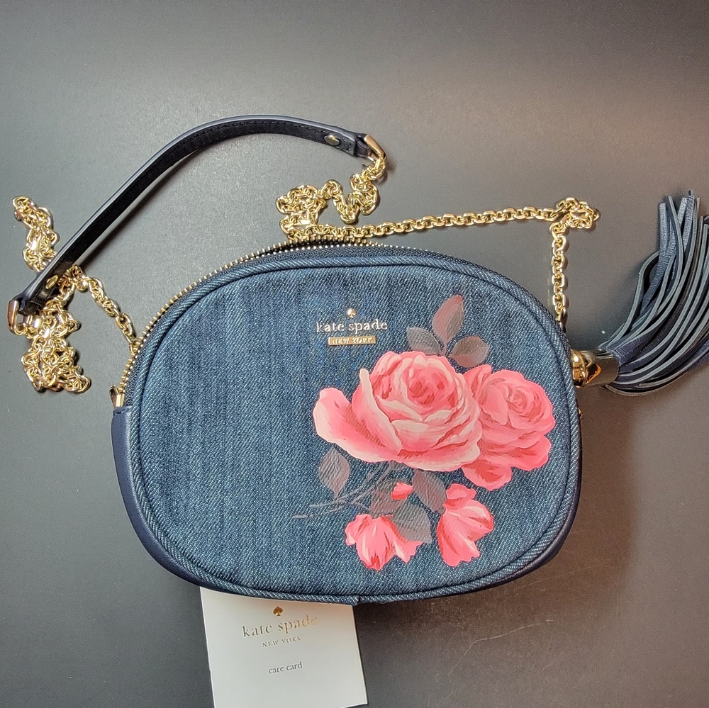 Kate Spade Round Denim Purse